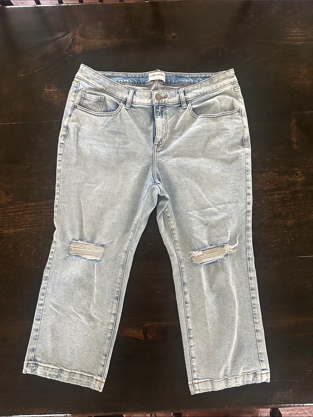 Lane Bryant cropped relaxed jeans size 16